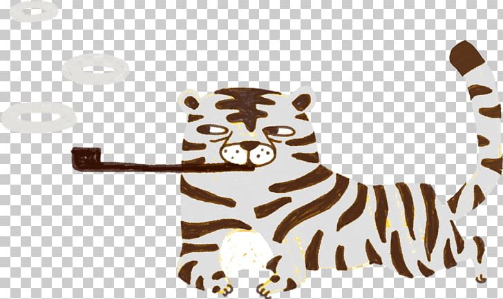 Tiger Smoking Cartoon Illustration PNG, Clipart, Adobe Illustrator, Animal, Animals, Big Cats, Carnivoran Free PNG Download