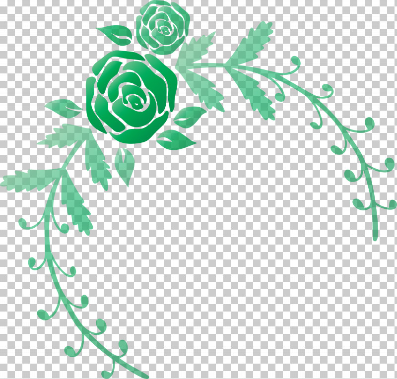 Rose Frame Flower Frame Wedding Frame PNG, Clipart, Flower, Flower Frame, Green, Leaf, Line Art Free PNG Download