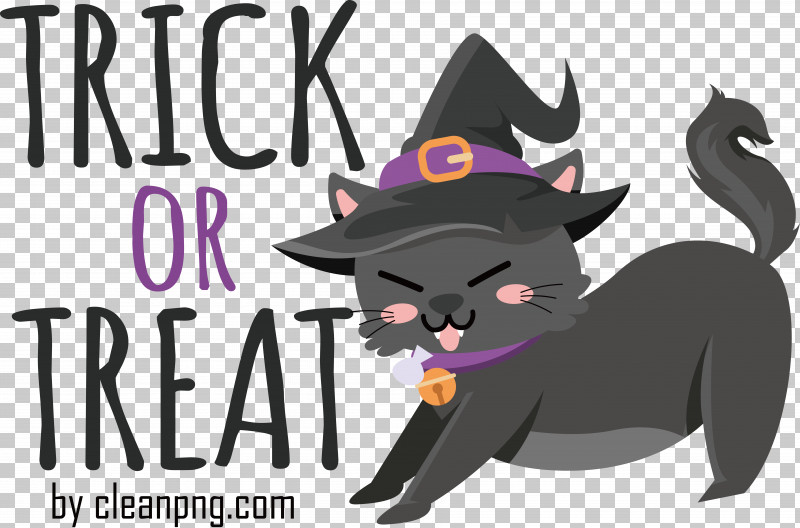 Halloween PNG, Clipart, Black Cat, Halloween, Trick Or Treat Free PNG Download