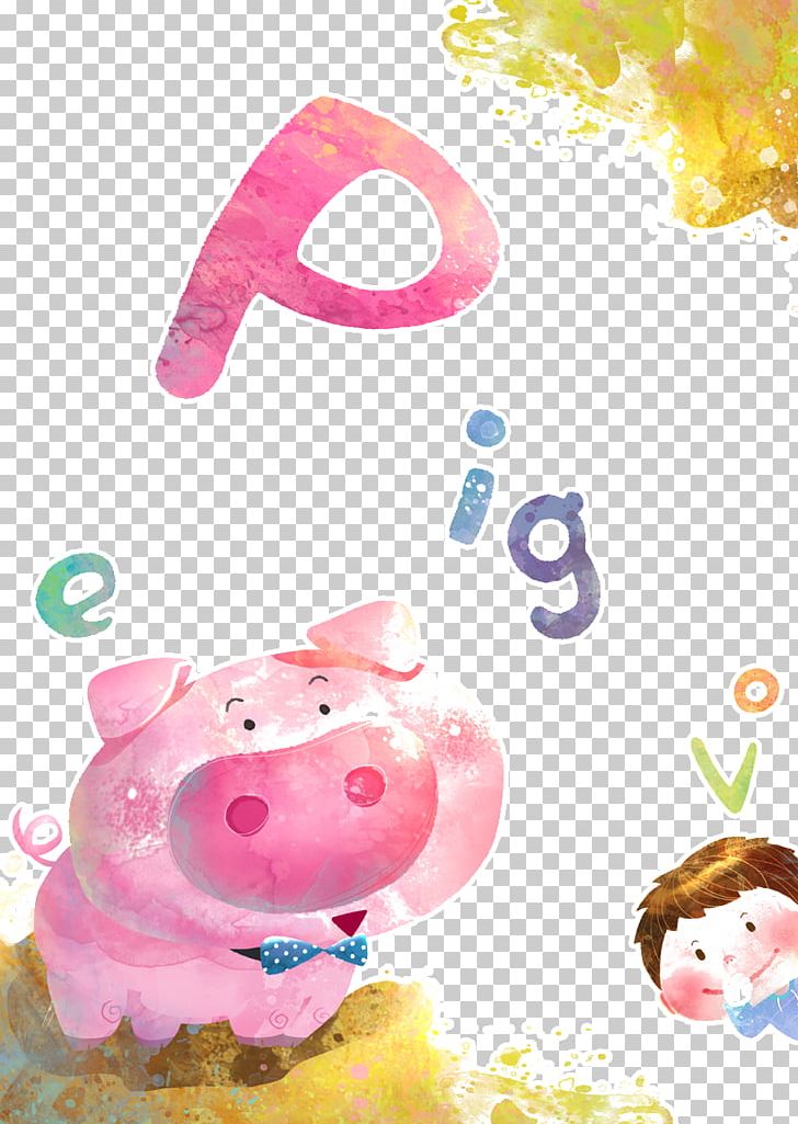 Domestic Pig Cartoon Illustration PNG, Clipart, Animals, Art, Car, Child, Circle Free PNG Download