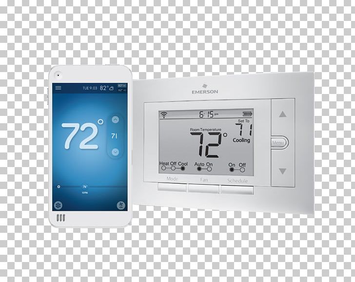 Programmable Thermostat Honeywell WiFi 9000 Wi-Fi Smart Thermostat PNG, Clipart, Air Conditioning, Electronics, Emerson Sensi St55, Emerson Sensi Touch St75, Gadget Free PNG Download