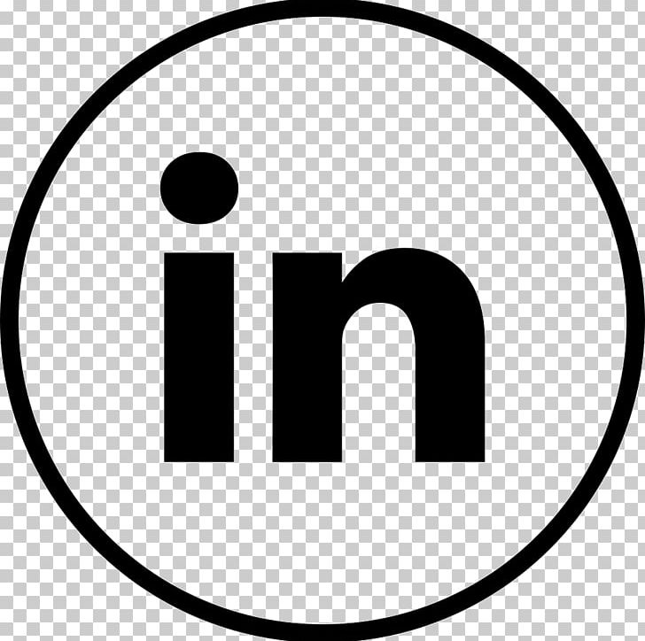 Computer Icons LinkedIn Social Media Desktop Blog PNG, Clipart, Area, Black And White, Blog, Brand, Circle Free PNG Download