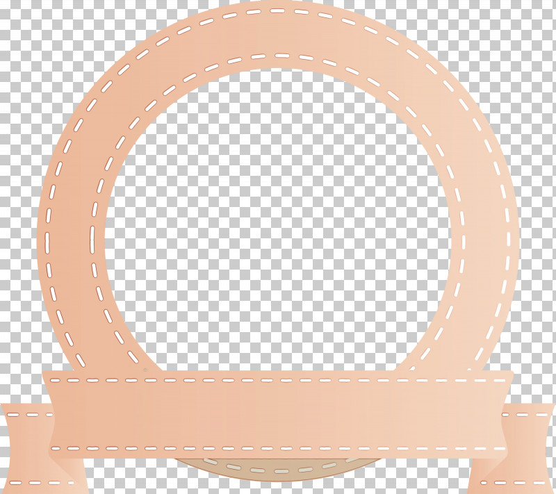 Pink Beige Circle Peach Oval PNG, Clipart, Beige, Circle, Emblem Ribbon, Oval, Paint Free PNG Download