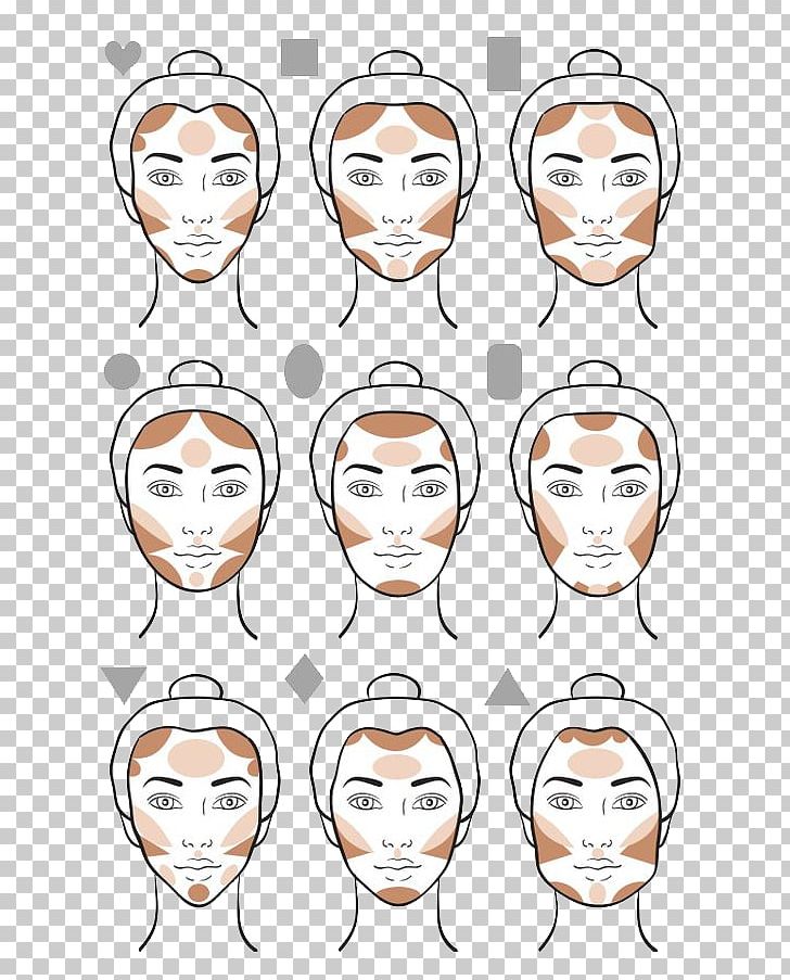 Cosmetics Contouring Face Beauty Parlour Makeup Brush PNG, Clipart, Cartoon, Eye, Face, Glasses, Hair Free PNG Download