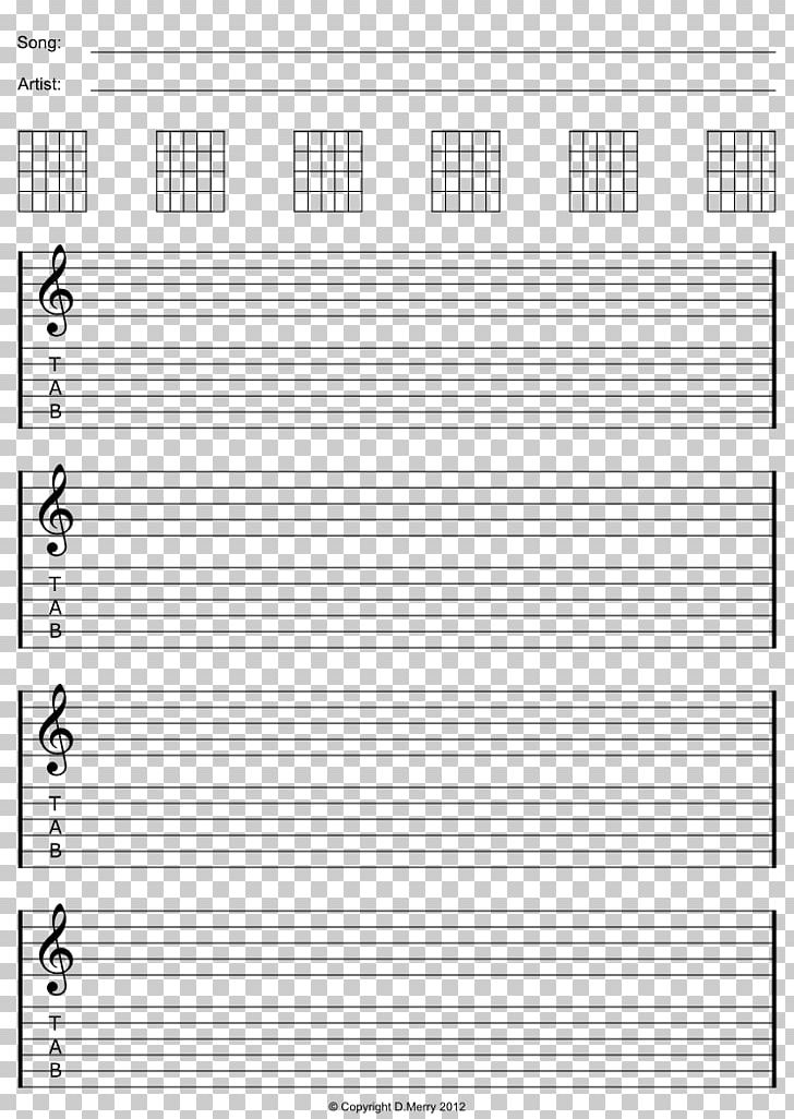 Chord Chart Paper