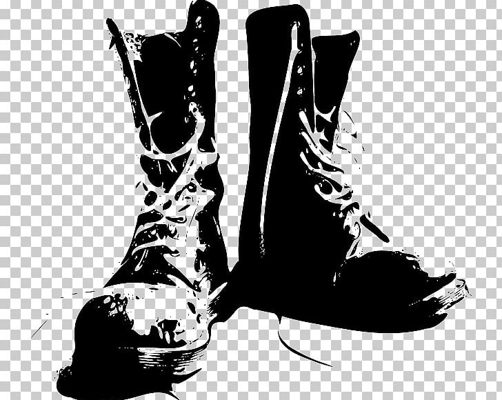 Shoe Combat Boot Footwear Soldier PNG, Clipart, Art, Black, Black And White, Boot, Clothing Free PNG Download
