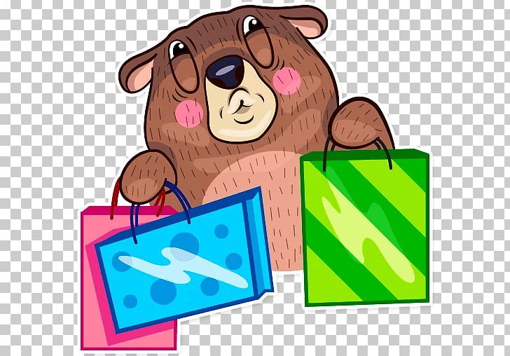 Telegram Sticker Dog Bear PNG, Clipart, Animals, Area, Bear, Dog, Dog Like Mammal Free PNG Download