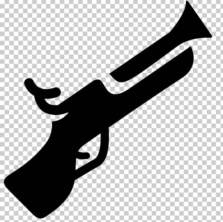 Computer Icons Blunderbuss Firearm PNG, Clipart, Black, Black And White, Blunderbuss, Computer Icons, Download Free PNG Download