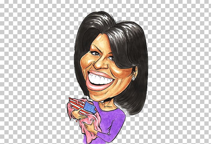 Michelle Obama United States Barack And Michelle PNG, Clipart, Art, Barack And Michelle, Barack Obama, Brown Hair, Cartoon Free PNG Download
