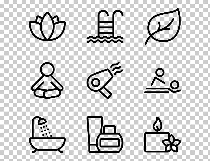 Computer Icons Spa Encapsulated PostScript PNG, Clipart, Angle, Area, Art, Black, Black And White Free PNG Download