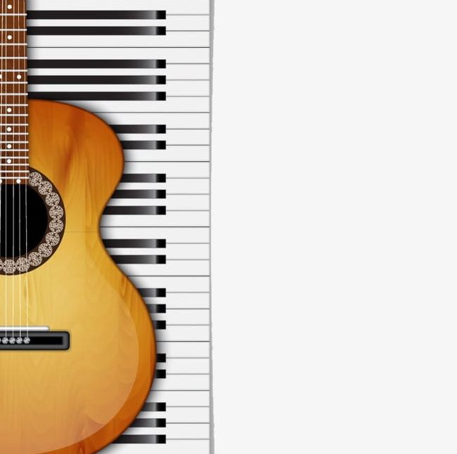Fashion Guitar And Piano Keyboard PNG, Clipart, Fashion Clipart, Guitar, Guitar Clipart, Keyboard, Keyboard Clipart Free PNG Download