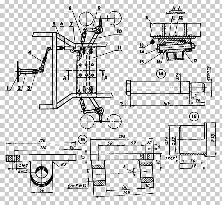 Technical Drawing Malotraktor Tractor Беларус-082 Steering PNG, Clipart, Angle, Artwork, Belarus, Black And White, Diagram Free PNG Download