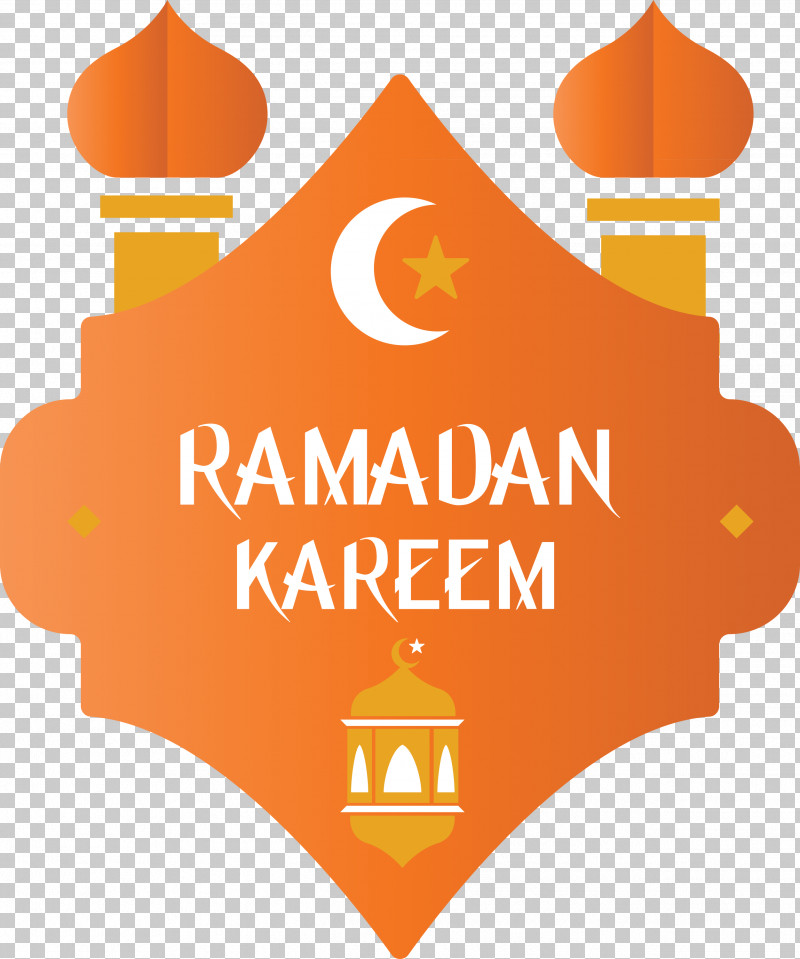 Ramadan Mubarak Ramadan Kareem PNG, Clipart, Label, Logo, Orange, Ramadan Kareem, Ramadan Mubarak Free PNG Download