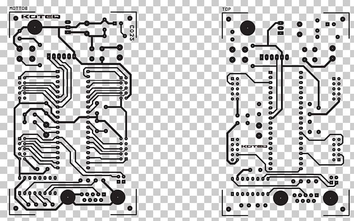 ATmega16 Microcontroller Electronic Circuit Printed Circuit Board Project PNG, Clipart, Angle, Atmel, Auto Part, Black And White, Brand Free PNG Download