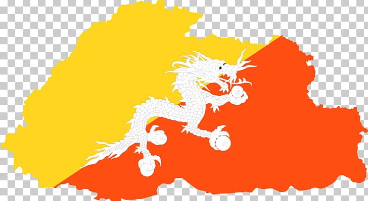 Flag Of Bhutan Mountains Of Bhutan Map PNG, Clipart, Bhutan, Border Flag, Carnivoran, Computer Wallpaper, Fictional Character Free PNG Download