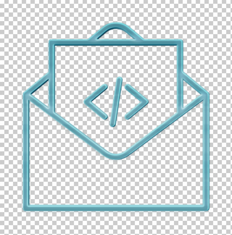 Mail Icon Coding Icon PNG, Clipart, Aqua, Coding Icon, Line, Mail Icon, Turquoise Free PNG Download