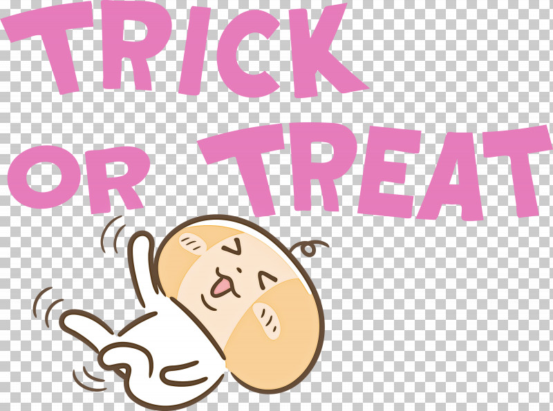 TRICK OR TREAT Halloween PNG, Clipart, Behavior, Cartoon, Halloween, Happiness, Hm Free PNG Download