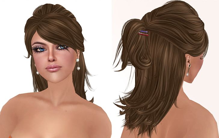 Earring Hairstyle Brown Hair Step Cutting PNG, Clipart, Bangs, Brown Hair, Bun, Chin, Earring Free PNG Download