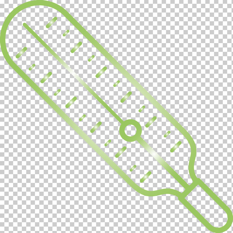 Thermometer Fever COVID PNG, Clipart, Covid, Fever, Green, Line, Thermometer Free PNG Download