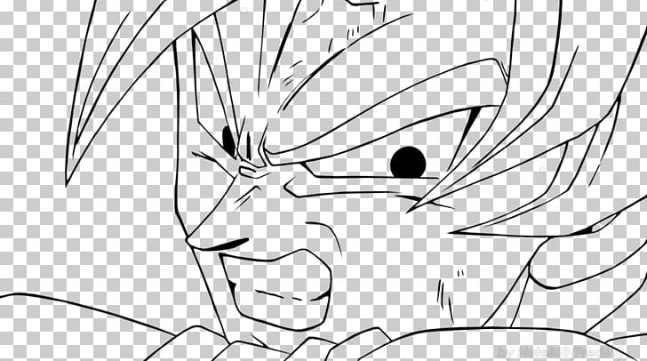 Line Art Goku Cell Krillin Drawing PNG, Clipart, Angle, Anime, Area, Artwork, Black Free PNG Download