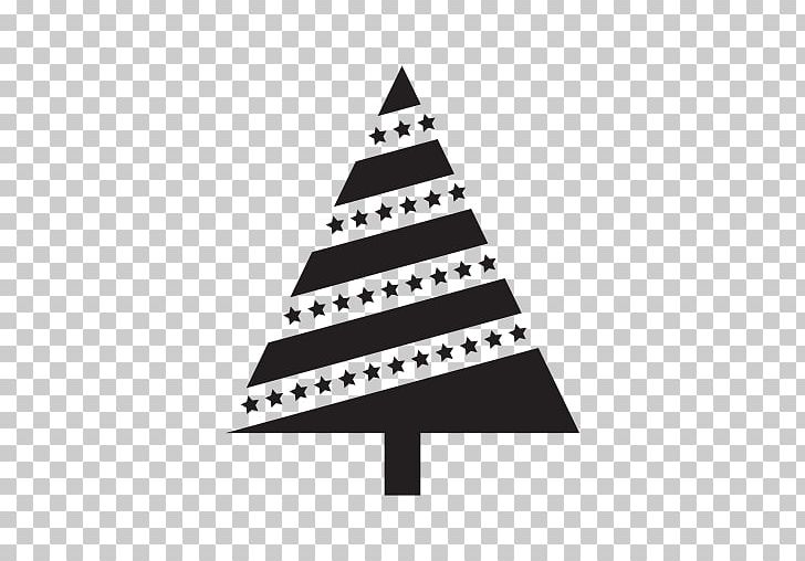 Christmas Tree Computer Icons PNG, Clipart, Angle, Black And White, Christmas, Christmas Decoration, Christmas Stockings Free PNG Download