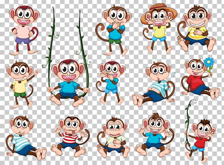 Monkey PNG, Clipart, Animals, Area, Art, Cartoon, Cartoon Character Free PNG Download