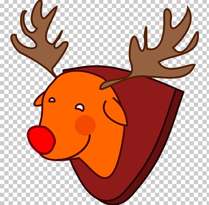 Rudolph Reindeer Santa Claus PNG, Clipart, Animals, Antler, Chicken, Christmas, Deer Free PNG Download