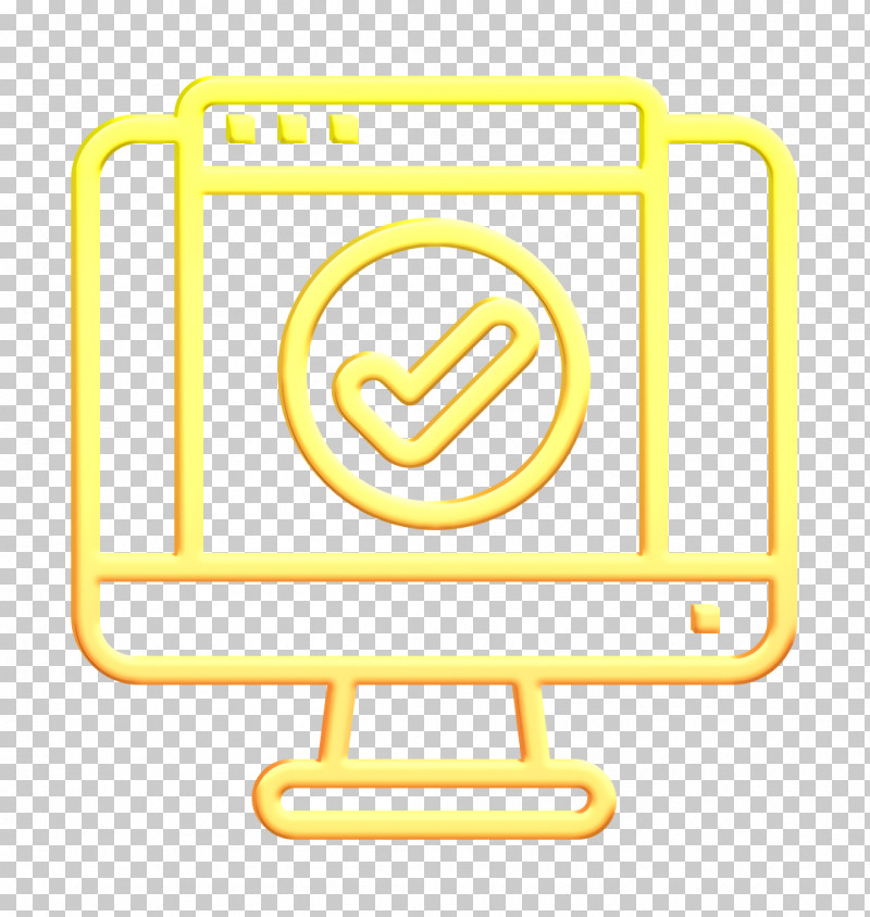 Service Icon Check Icon Type Of Website Icon PNG, Clipart, Check Icon, Line, Rectangle, Service Icon, Sign Free PNG Download