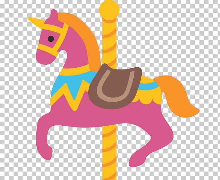 Horse Emoji Carousel SMS Unicode PNG, Clipart, Android, Animal Figure, Animals, Art, Carousel Free PNG Download