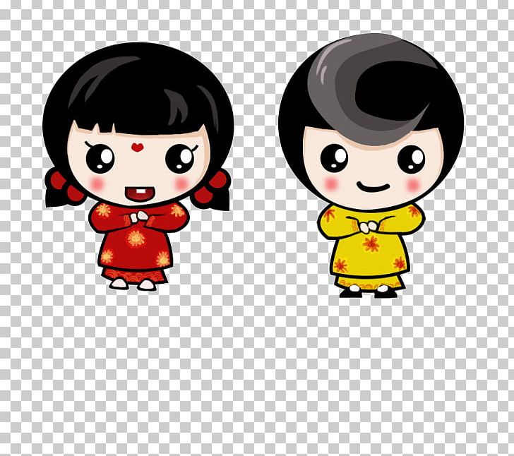 Chinese New Year Cartoon Designer PNG, Clipart, Art, Balloon Cartoon, Cartoon Couple, Cartoon Eyes, Child Free PNG Download