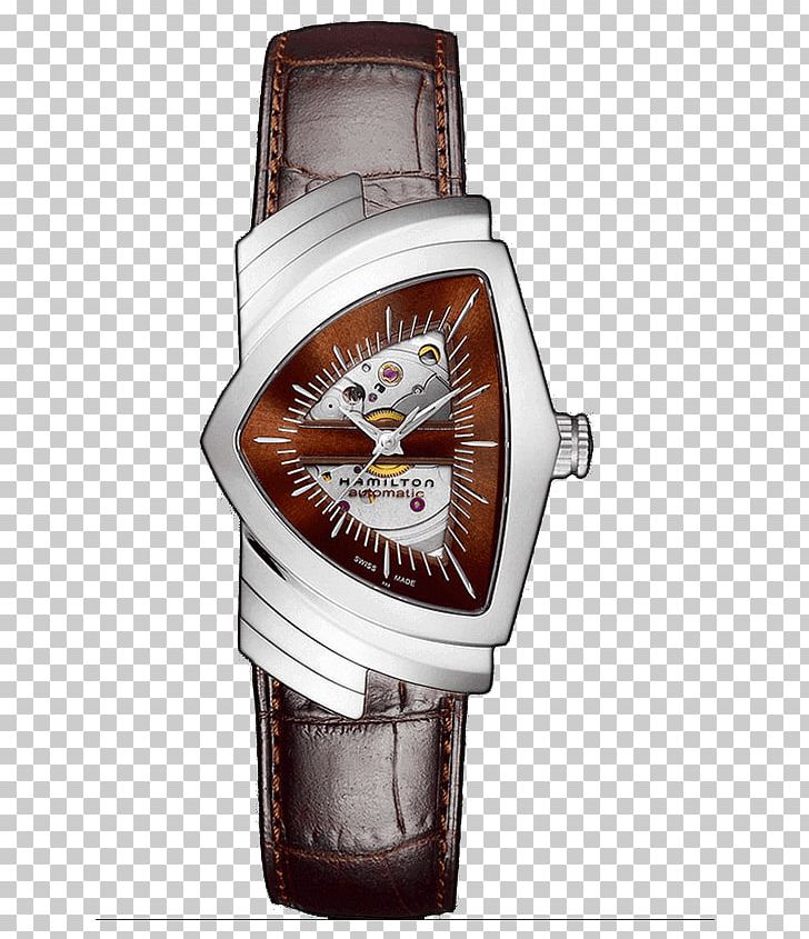 Hamilton Watch Company Ventura Automatic Watch Strap PNG, Clipart, Accessories, Automatic Watch, Brand, Brown, Chronograph Free PNG Download