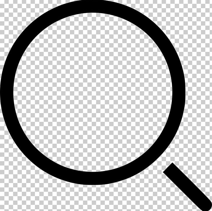 Magnifying Glass Computer Icons PNG, Clipart, Black, Black And White, Circle, Computer Icons, Glass Free PNG Download