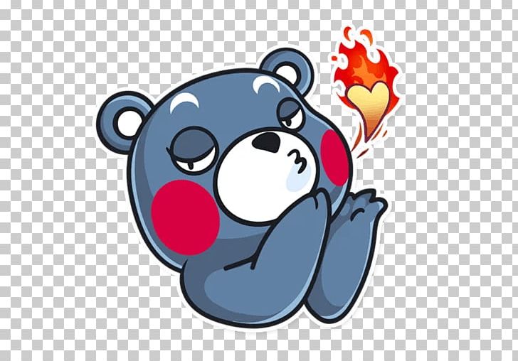 Sticker Telegram Kumamon Bear PNG, Clipart, Bear, Cartoon, Character, Clip Art, Fictional Character Free PNG Download