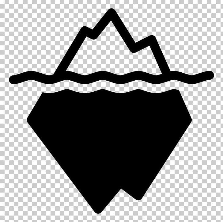 Computer Icons Iceberg PNG, Clipart, Angle, Black, Black And White, Computer Icons, Download Free PNG Download