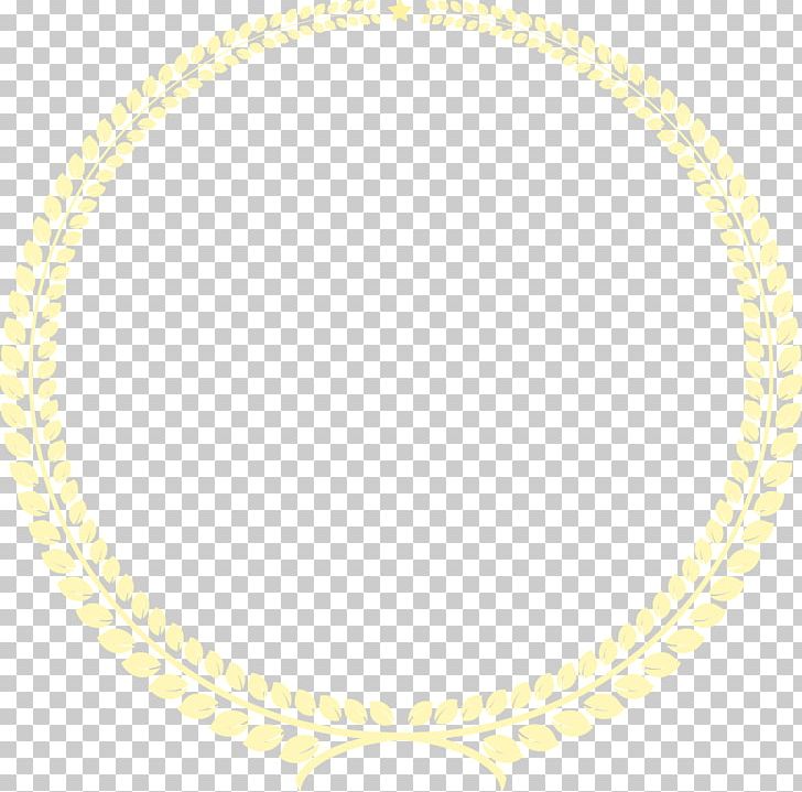 Necklace Yellow Chain Circle PNG, Clipart, Body Jewelry, Body Piercing Jewellery, Border, Border Texture, Circle Arrows Free PNG Download