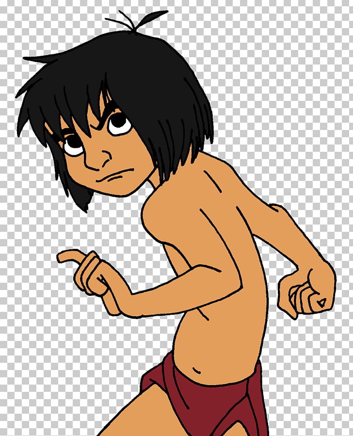 Mowgli The Jungle Book Shere Khan Baloo Bagheera PNG, Clipart, Akela, Arm, Barb, Black, Black Hair Free PNG Download