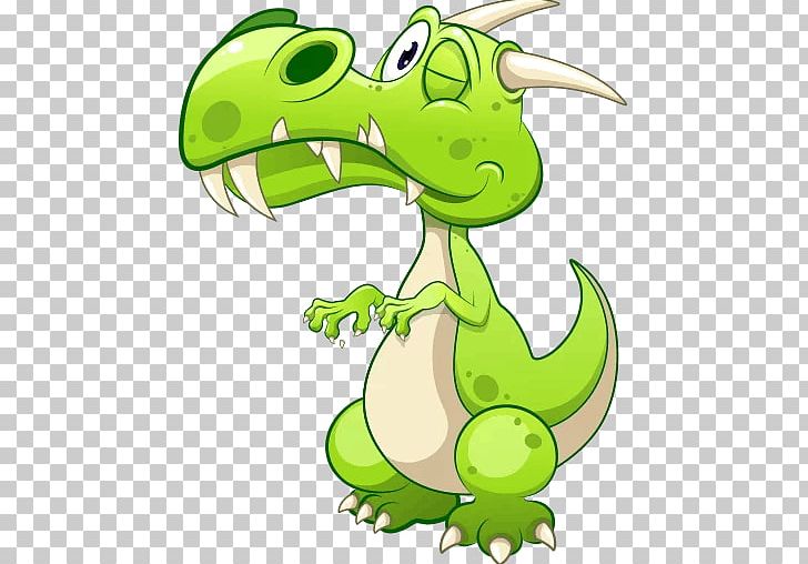 Telegram Dinosaur Sticker Reptile PNG, Clipart, Amphibian, Dragon, Fan, Fictional Character, Frog Free PNG Download