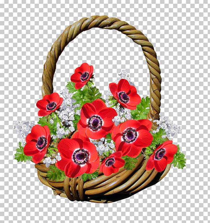 Cut Flowers Floral Design Basket Flower Bouquet PNG, Clipart, Anemone, Basket, Blume, Cut Flowers, Floral Design Free PNG Download