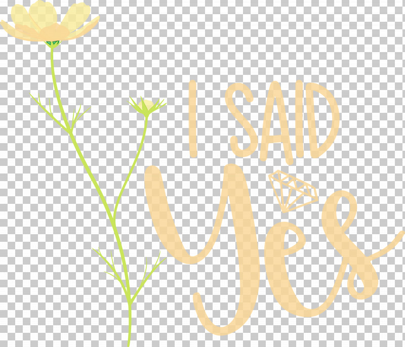 Floral Design PNG, Clipart, Biology, Floral Design, Happiness, I Said Yes, Logo Free PNG Download