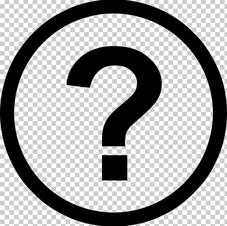Question Mark Computer Icons PNG, Clipart, Area, Black And White, Brand, Circle, Computer Icons Free PNG Download