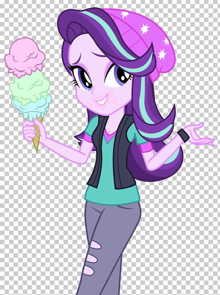 Ice Cream Cones My Little Pony: Equestria Girls Sunset Shimmer PNG, Clipart, Black Hair, Cartoon, Computer Wallpaper, Cool, Cream Free PNG Download