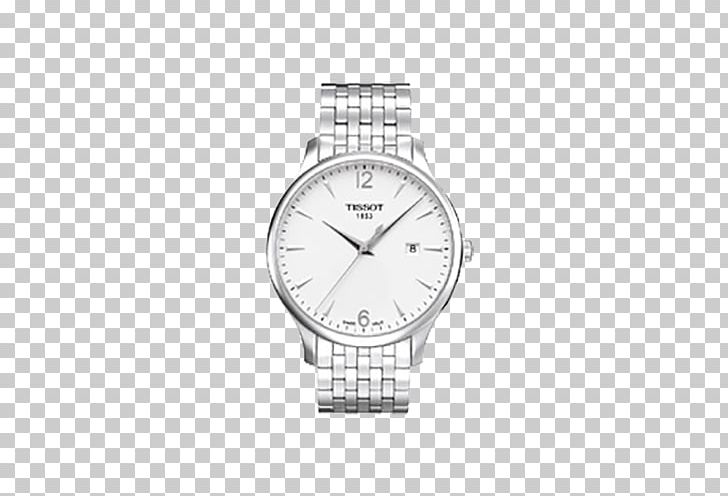 Le Locle Watch Tissot Chronograph Quartz Clock PNG, Clipart, Accessories, Black And White, Bracelet, Brand, Brown Free PNG Download