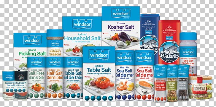 Windsor Salt Mine Iodised Salt Sodium Chloride PNG, Clipart, Brand, Convenience Food, Flavor, Food, Food Drinks Free PNG Download