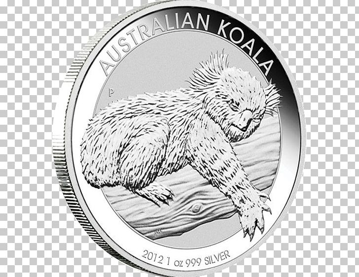 Perth Mint Koala Bullion Coin Australian Silver Kookaburra PNG, Clipart, Australian Money, Australian Silver Kookaburra, Big Cats, Black And White, Bullion Free PNG Download