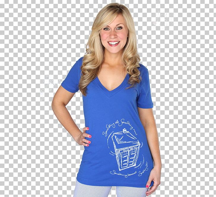 T-shirt Doctor Who Crew Neck Fashion Cotton PNG, Clipart, Arm, Blue, Clothing, Cobalt Blue, Cotton Free PNG Download