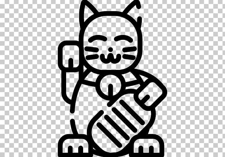 Maneki-neko Computer Icons Cat PNG, Clipart, Artwork, Black, Black And White, Cat, Clip Art Free PNG Download