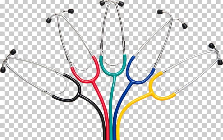 Stethoscope Doctor's Office Medicine Blue Red PNG, Clipart,  Free PNG Download