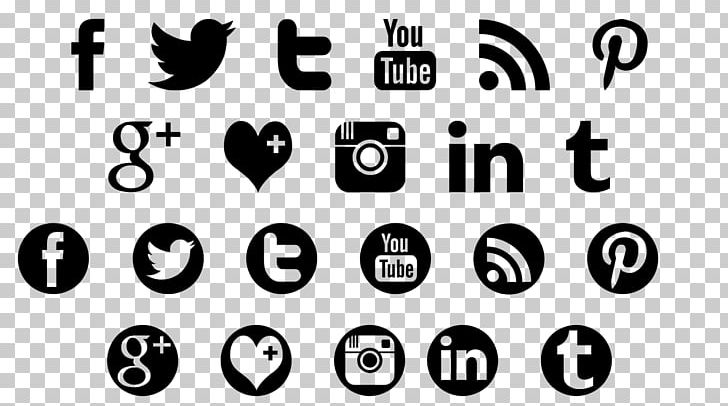 Social Media Computer Icons Social Networking Service Blog Mass Media PNG, Clipart, Area, Black, Black And White, Brand, Circle Free PNG Download