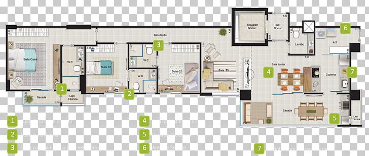 Apartment Floor Plan 3BS Construtora Jardim Botânico Suite PNG, Clipart, Apartment, Architectural Engineering, Area, Business, Communication Free PNG Download