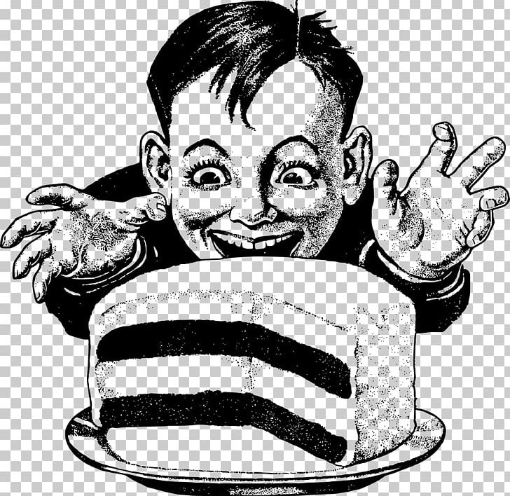 Birthday Cake Chocolate Cake Eating PNG, Clipart, Arm, Art, Birthday, Birthday Cake, Black And White Free PNG Download
